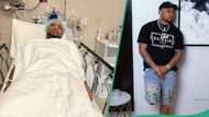 "Now I can walk again": Davido's cousin, BRed thanks God after undergoing a successful Knee surgery