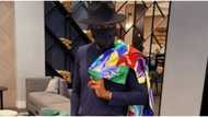 Drip lord in colours: Ebuka rocks jacket by Nigerian designer as he 'tours' US