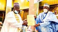 Hotunan yadda aka yi naɗin sabon kwamishina a jihar Kano bayan tsige Dan Sarauniya