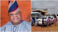 Drama as Governor Adeleke leaves Eid prayer ground in anger over seating arrangement