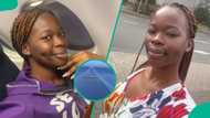 Nigerian woman documents relocation journey abroad, video of first time flying goes viral