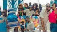 BBNaija: Jaypaul's 'five' fans overwhelm him with loads of gifts, money cake, shoes, other items sighted