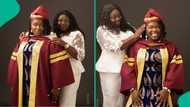 Lady studies in UNILAG years after her mum graduated from same school, bags master's degree