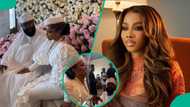 Toke Makinwa addresses wedding rumours, gets emotional as she thanks God at her star-studded party