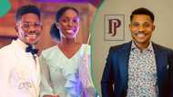 Moment Moses Bliss' fiancee stylishly flaunted engagement ring during visit to Pastor Jerry Eze