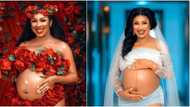 Actress Amarachi Igidimbah shares flawless pregnancy photos as she welcomes baby boy, fans congratulate her