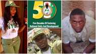 Nollywood stars Wumi Toriola, Uzor Arukwe, Okikiola Bakare join NYSC at 50 challenge, photos stir reactions