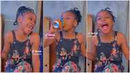 "Enjoyment wan finish me, just dey play": Kid drinks Fanta, laughs like someone who won lottery in video