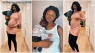 Lady becomes pregnant 3 months after delivery, dances in joy, says she wanted twins