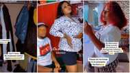 Nigerian man cries out in video as wife wears his clothes again, video stirs massive reactions online