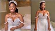 Beautiful bride leaves fashion lovers in awe of her stunning 2-in-1 wedding dress