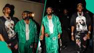 Osimhen links up with Afrobeats superstar Davido while on holiday in Lagos