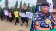 Pension: "We’ve been used and dumped," Large number of retired police officers stage protest in Plateau
