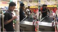"Bro paid for trash": Man enters supermarket, eats snack & takes drink, goes to cashier with empty bottle
