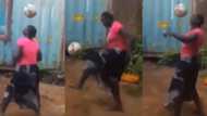 African woman shows amazing football skills that got attention of former US president Trump