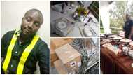 It is better to be jack of all trades - Nigerian man who is a waiter, events planner and air-cargo agent says