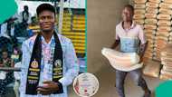 LAUTECH graduate who worked as a cement carrier to pay his school fees breaks record, shows off CGPA
