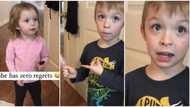 Video shows boy reporting his kid sister to mum for using the F* word, her reaction stuns many people online