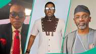 Desmond Elliot kneels for Gbajabiamila in viral video, Rufai Oseni reacts
