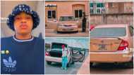 "Car na car": Nigerian man buys 2006 Toyota big daddy, shows it off online with great pride in TikTok video