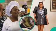 Funke Akindele claps back as troll calls her out for eating okra soup as a Celestial: “Oversabi”