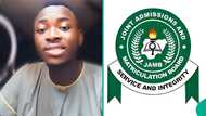 Boy who called out JAMB over his 2025 UTME score of 154 celebrates new exam date, shows slip