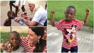 Amazing transformation photos of boy who was abandoned on the street, accused of witchcraft by parents, this was the white woman who rescued him