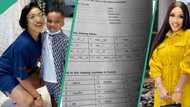 Tonto Dikeh sparks reactions over son's overwhelming French assignment: "We will fail and win some"