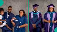 Lady and her husband graduate from UNIBEN, share convocation photos with their kids