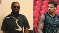 E dey enter my eye: Nigerians gush over Super Eagles' Maduka Okoye as he performs Adekunle Gold's High