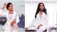 Boss ladies: Erica, 3 other BBNaija star rock all-white pantsuits with finesse