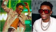 "Sharing Grace after an amazing Show": Fans seen fighting over Wizkid’s torn handkerchief