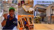 "Billionaire in the village but managing in Lagos": Man flaunts lovely mansion with gold furniture in video