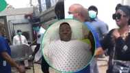 Mr Ibu: Video of late actor’s body leaving morgue emerges, wife and family members spotted