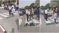"This is insane": Little boy disturbs traffic as he prays in the middle of road, video goes viral