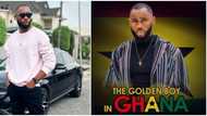 Fans storm airport with gifts as BBNaija's Emmanuel receives royal-like welcome in Ghana