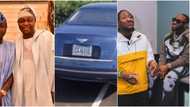"Billionaire doings:" Hilarious reactions as Davido's cousin states reasons singer's dad parks in two spaces