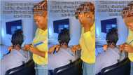 After braiding customer's hair for 3 hours, hairdresser breaks down in tears as lady makes her loosen everything