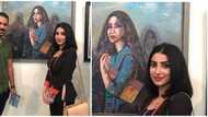 Mysterious: Man marries woman that looked exactly like painting he had made, their resemblance surprises many