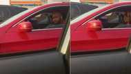 "Fine boy give me your number nau": Nigerian lady shoots her shot at man in traffic, video goes viral