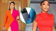 Tonto Dikeh recalls being scammed after buying 12 phones online for b'day giveaway: "Na shege banza"