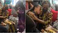 Video shows emotional moment VP Osinbajo's wife visits, cuddles widow of officer who died in plane crash