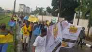 George Floyd: Protesters defy heavy Lagos rain, march in solidarity with African Americans