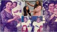 Sola Sobowale shares throwback photos with beautiful unidentical twin daughters as they celebrate birthday