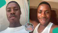 Young man reacts as lady he impregnated delivers unexpected number of babies: “I don enter trouble”