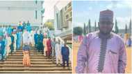 Nigerian man shares beautiful class photo as he celebrates the only female graduate in the department