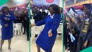 Man bags first class from Lead City University, his mother weeps and dances at graduation ceremony