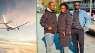 Young man whose dad rode okada takes his parents to the UK, shares heartwarming pictures