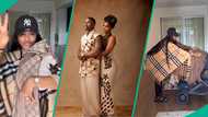 Priscilla dances with baby Rakeem, video elicits concern, fans dish advice: "Support his head"