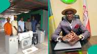 Lagos PDP guber aspirant Adeoye makes big move, donates equipment to party secretariat